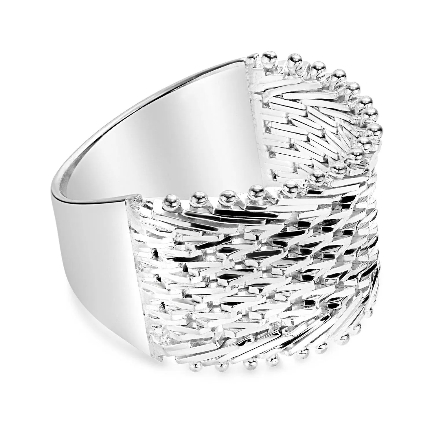 Imperial Silver Ultra Lame' Ring