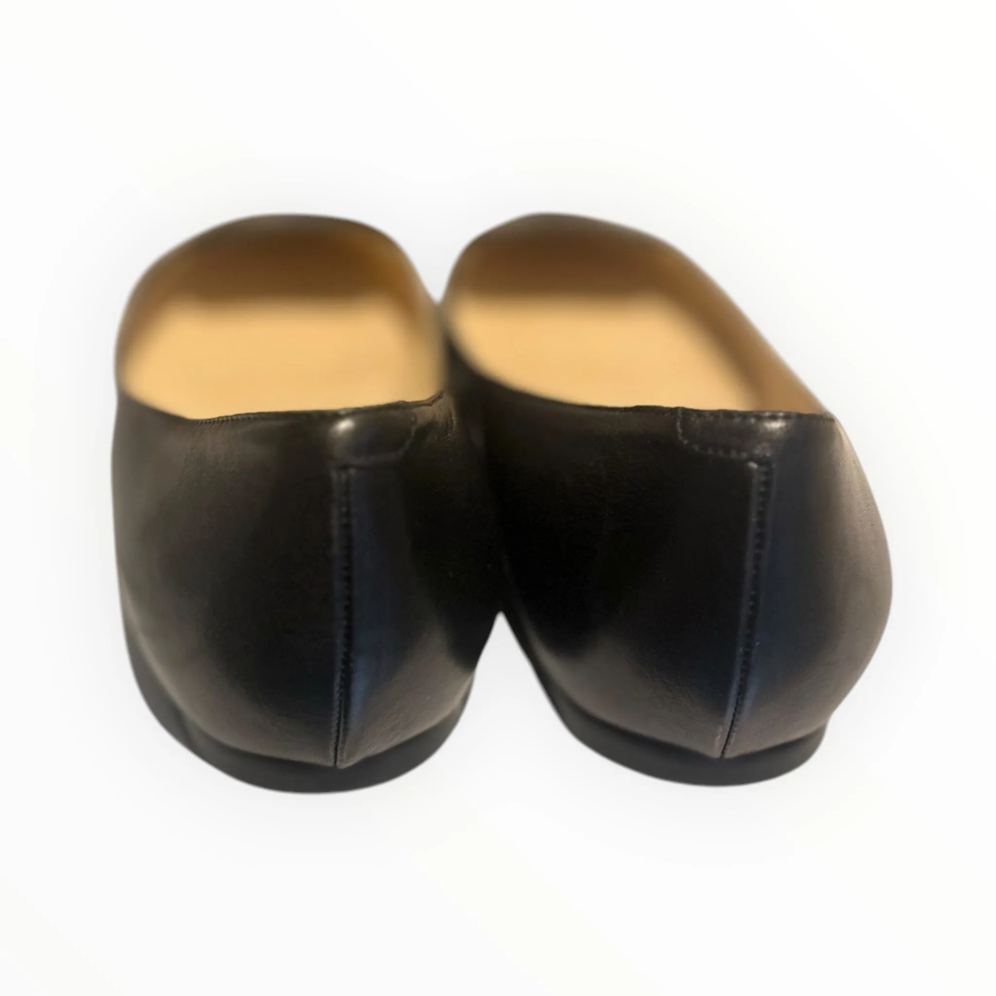 Jimmy Choo Attila Pointed Toe Flats- Black - Size 41.5