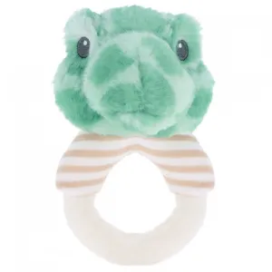Keeleco Terry Turtle Ring Rattle - 14cm