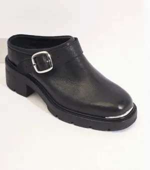 Kingston Slingback Mule Black