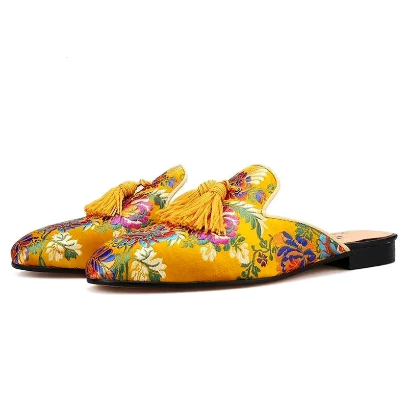 Larnaca Flamboyant Slip On Mules