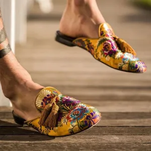 Larnaca Flamboyant Slip On Mules