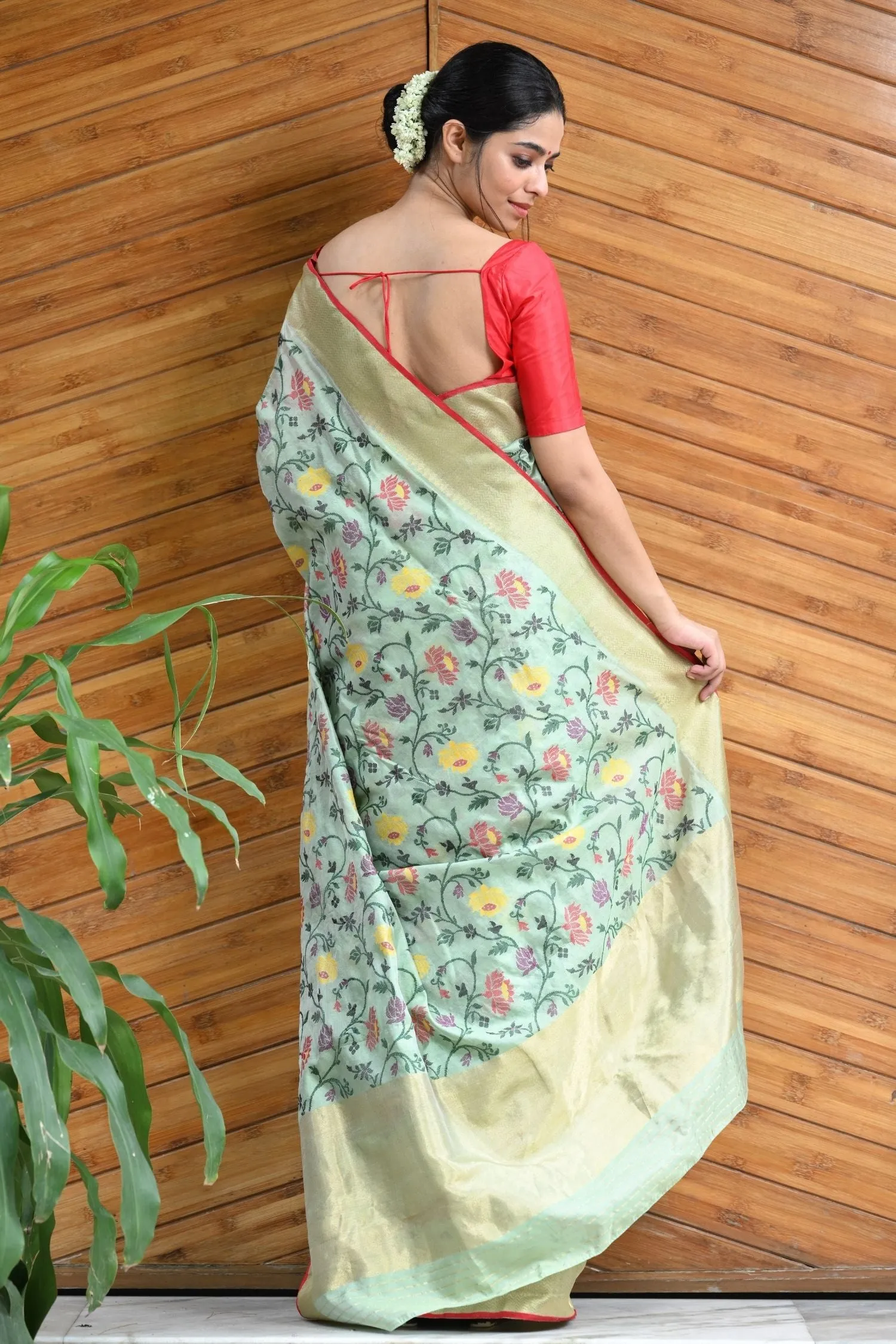 Latha Chanderi saree