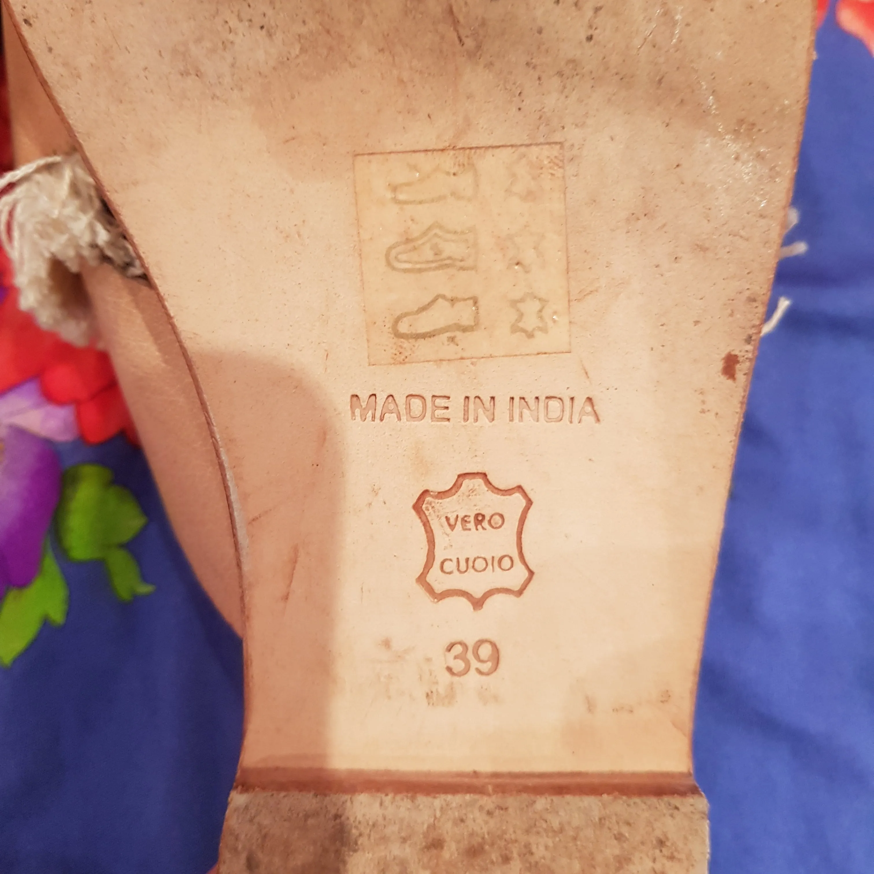 Leather mules