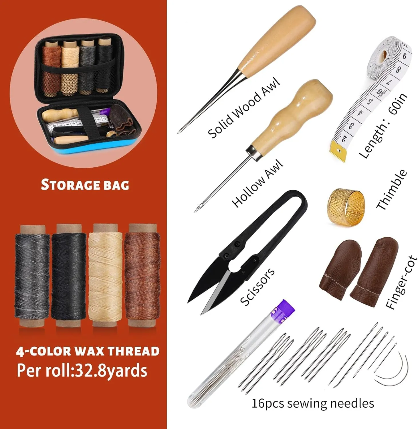 Leather Sewing Tools Kit for beginner