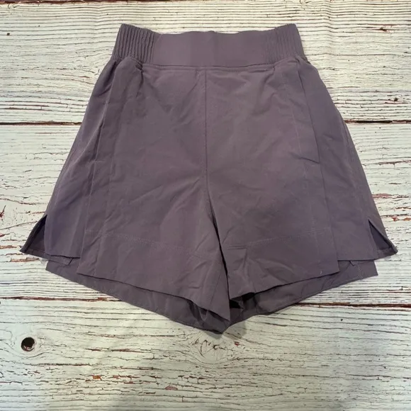 Lululemon Stretch Woven Relaxed-Fit High-Rise Short 4&quot;In Purple Ash Sz XXXS