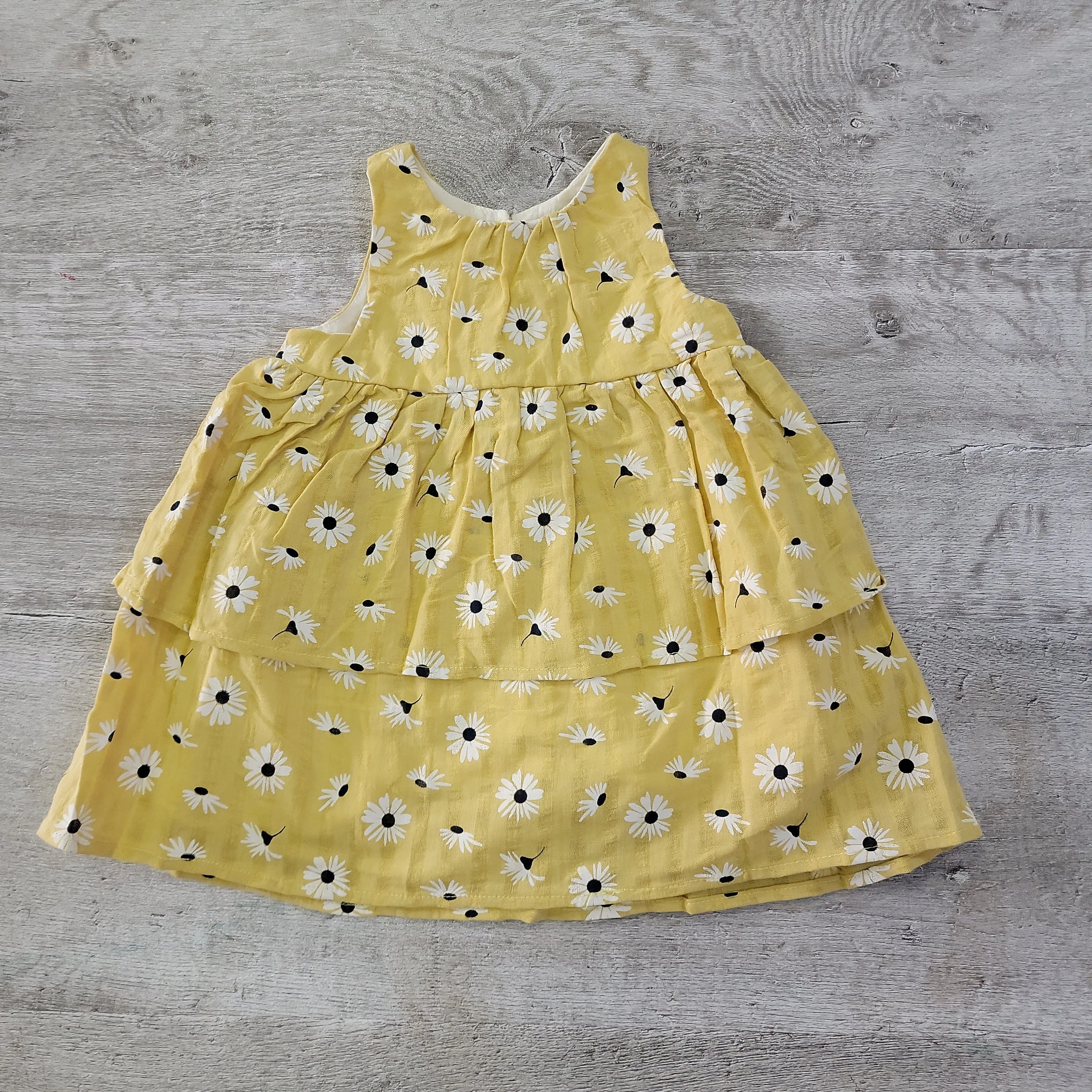 Mabel   Honey Daisies and Me Woven Dress - Yellow