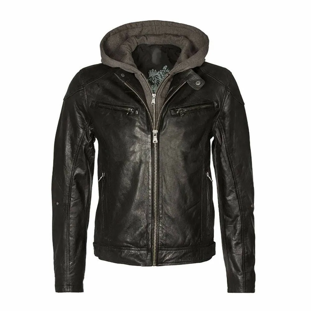 Mauritius Men's Biko Moto Leather Jacket