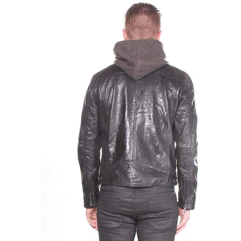 Mauritius Men's Biko Moto Leather Jacket