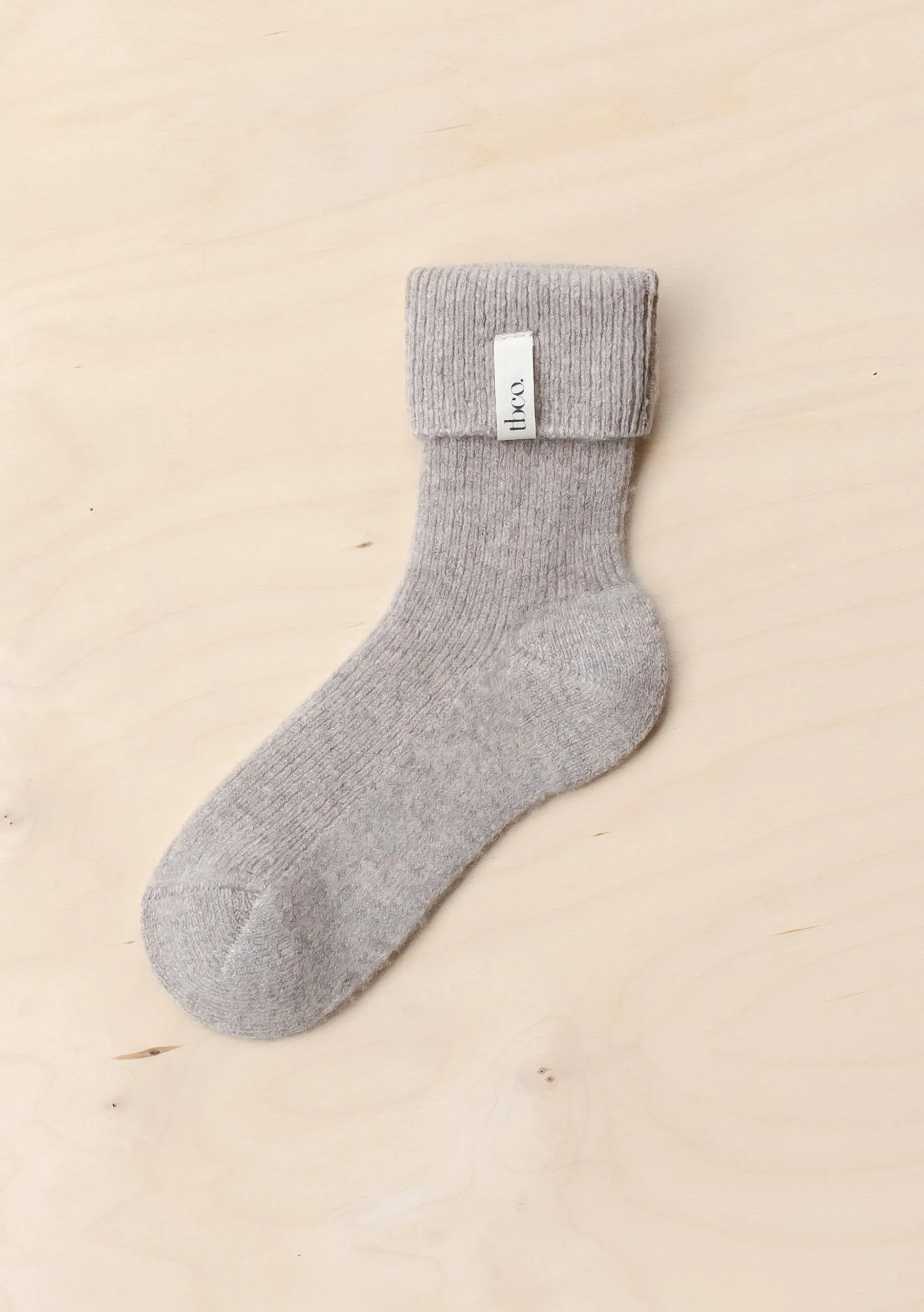 Men's Cashmere & Merino Socks in Oatmeal Melange