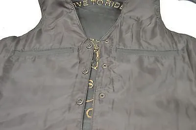 MEN'S MOTORCYCLE SIDE LACE BROWN EAGLE HEAD & STARS BACK EMBOSSED SINGLE PANEL