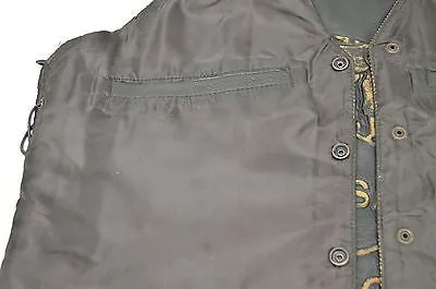 MEN'S MOTORCYCLE SIDE LACE BROWN EAGLE HEAD & STARS BACK EMBOSSED SINGLE PANEL
