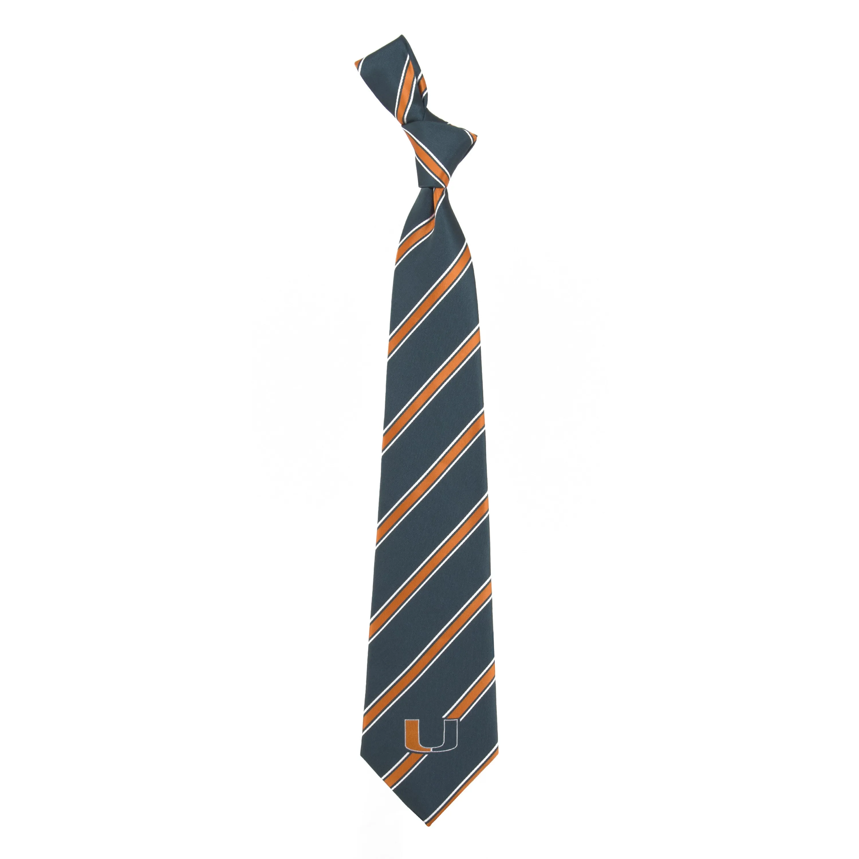 Miami Hurricanes Tie Woven Poly 1