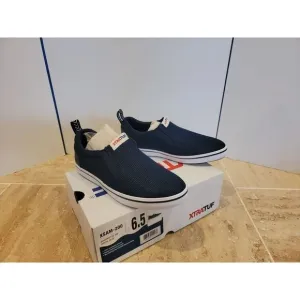 NEW 6.5 Men / 8.5 Women Xtratuf Sharkbyte AM Slip On Shoes, Blue w/‎ box
