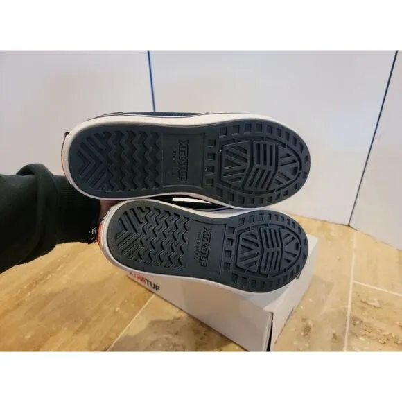 NEW 6.5 Men / 8.5 Women Xtratuf Sharkbyte AM Slip On Shoes, Blue w/‎ box