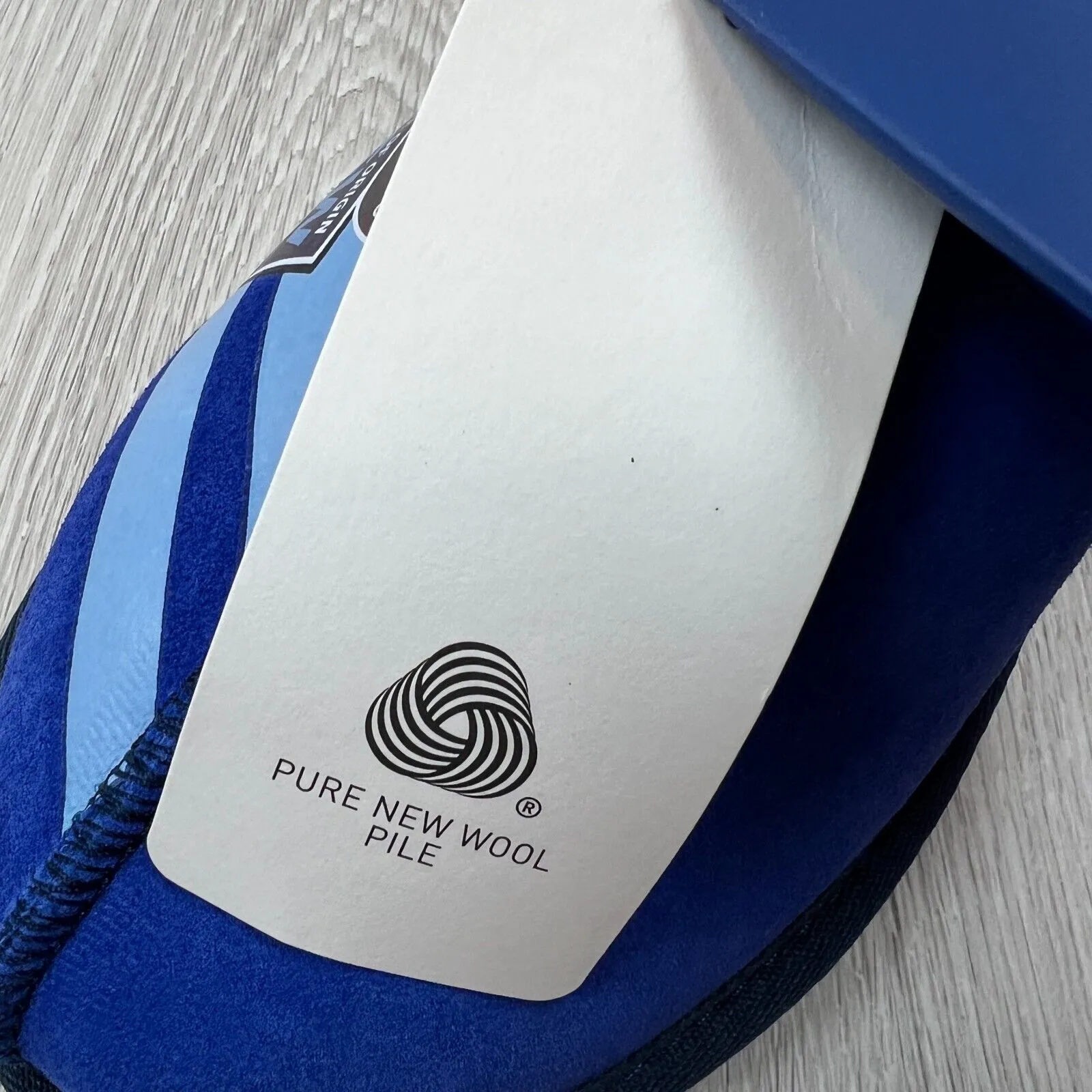 NRL NSW Blues State of Origin Merino Wool Slippers Size US W 7 / M 6 (New)