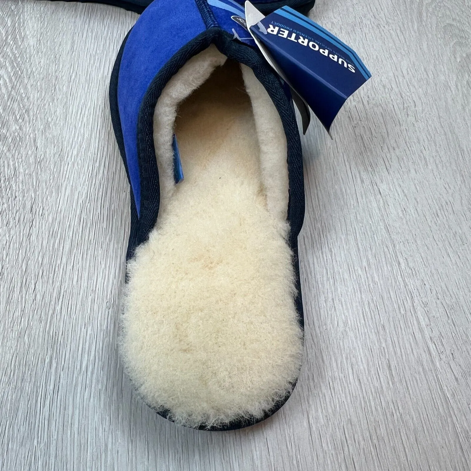 NRL NSW Blues State of Origin Merino Wool Slippers Size US W 7 / M 6 (New)