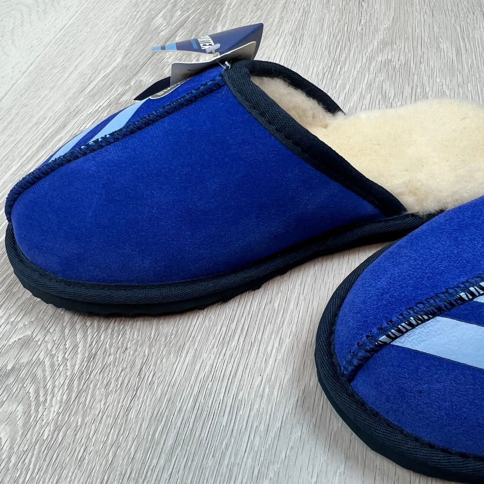 NRL NSW Blues State of Origin Merino Wool Slippers Size US W 7 / M 6 (New)