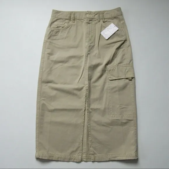 NWT Free People Scout utility midi Skirt