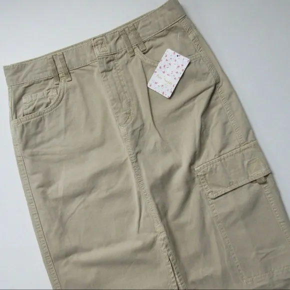 NWT Free People Scout utility midi Skirt