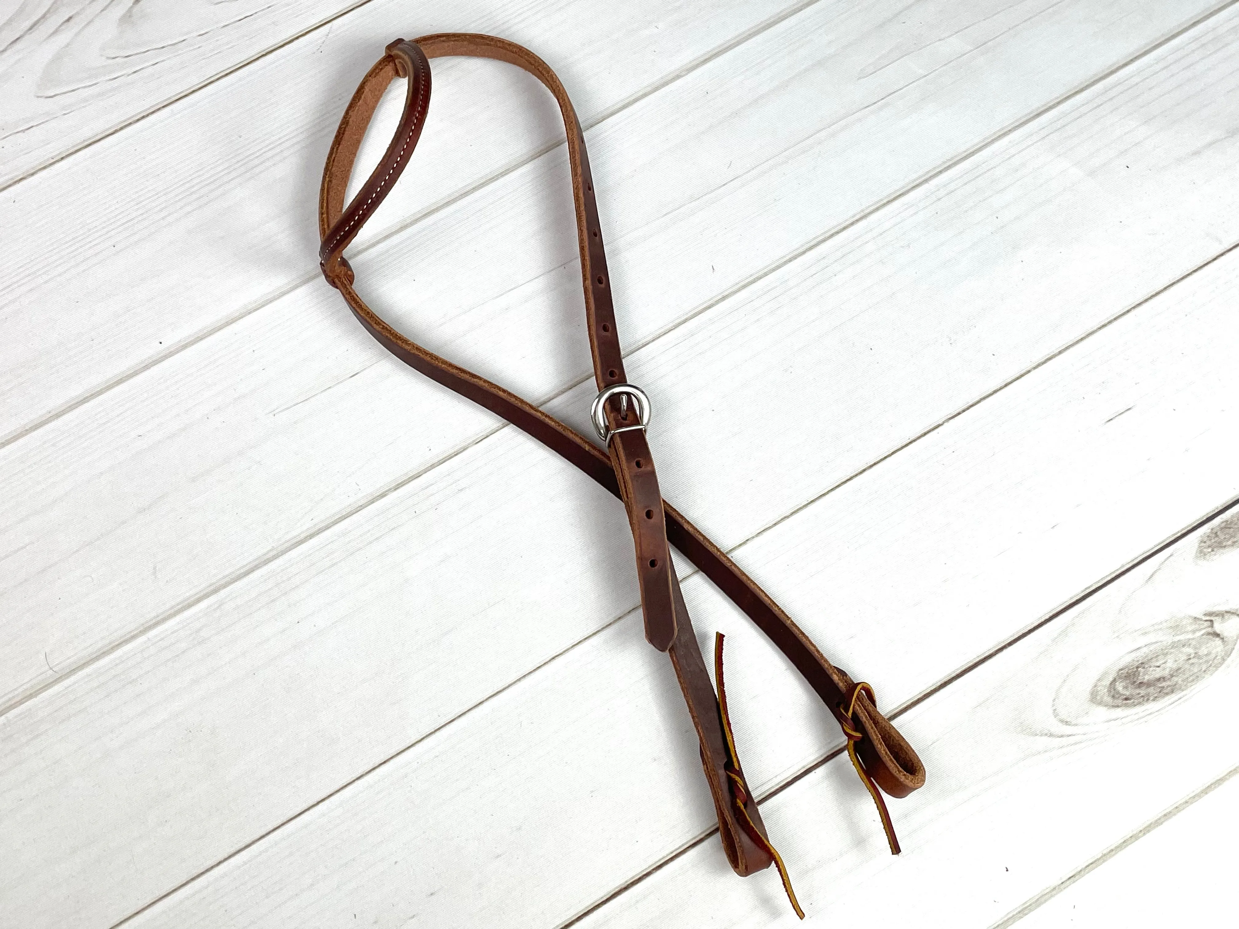 Oiled Leather One Ear Headstall