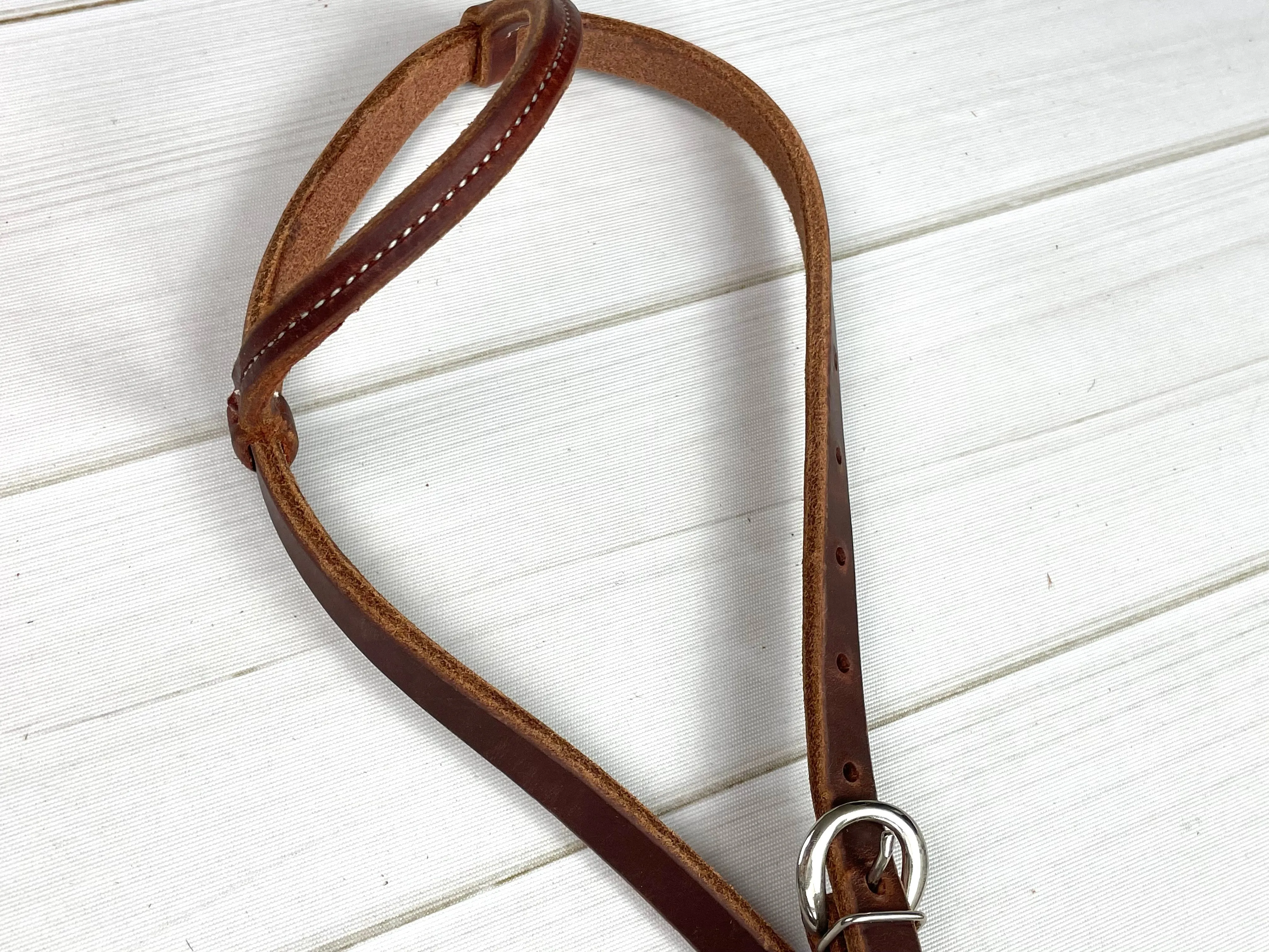 Oiled Leather One Ear Headstall