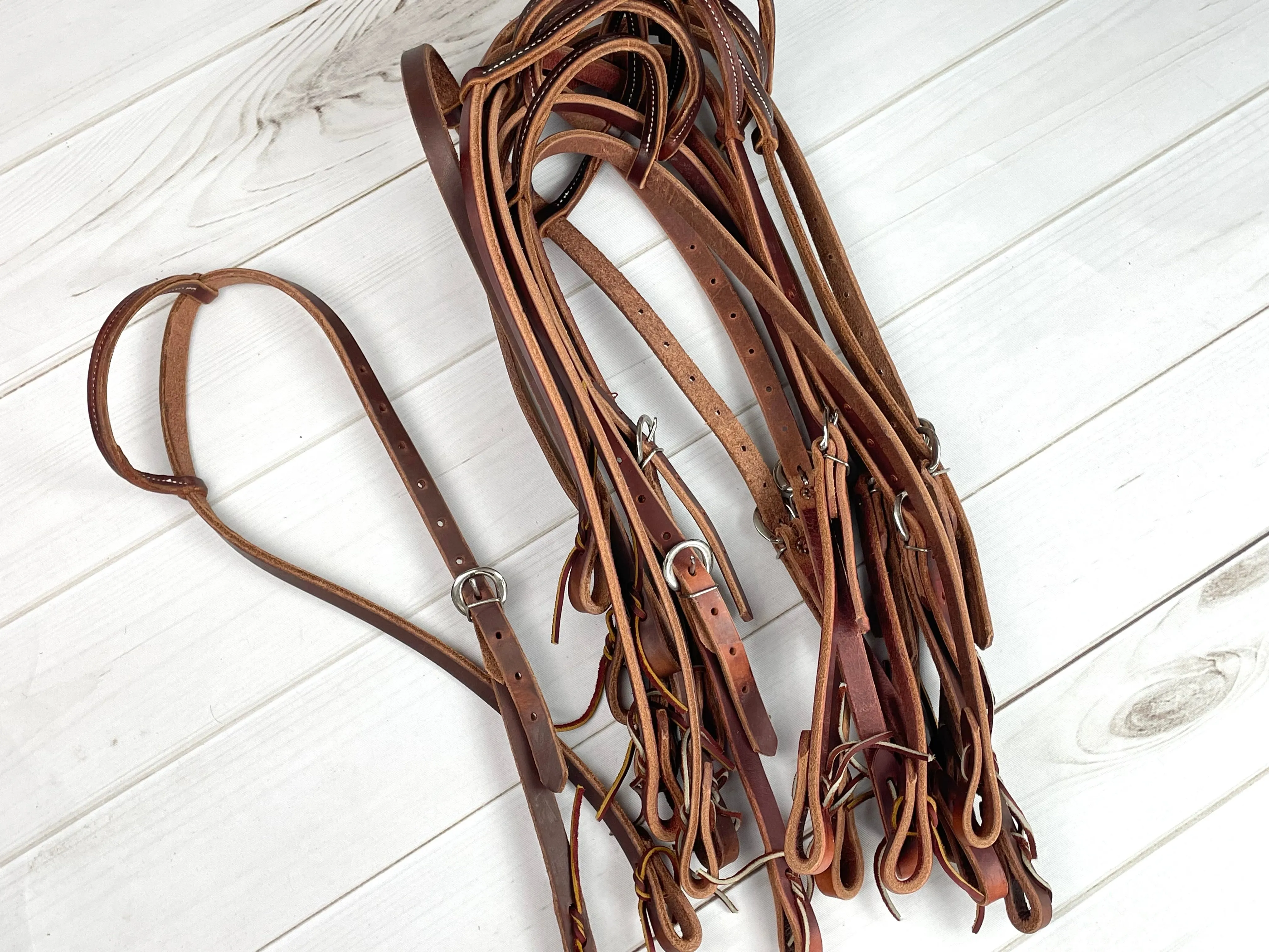 Oiled Leather One Ear Headstall
