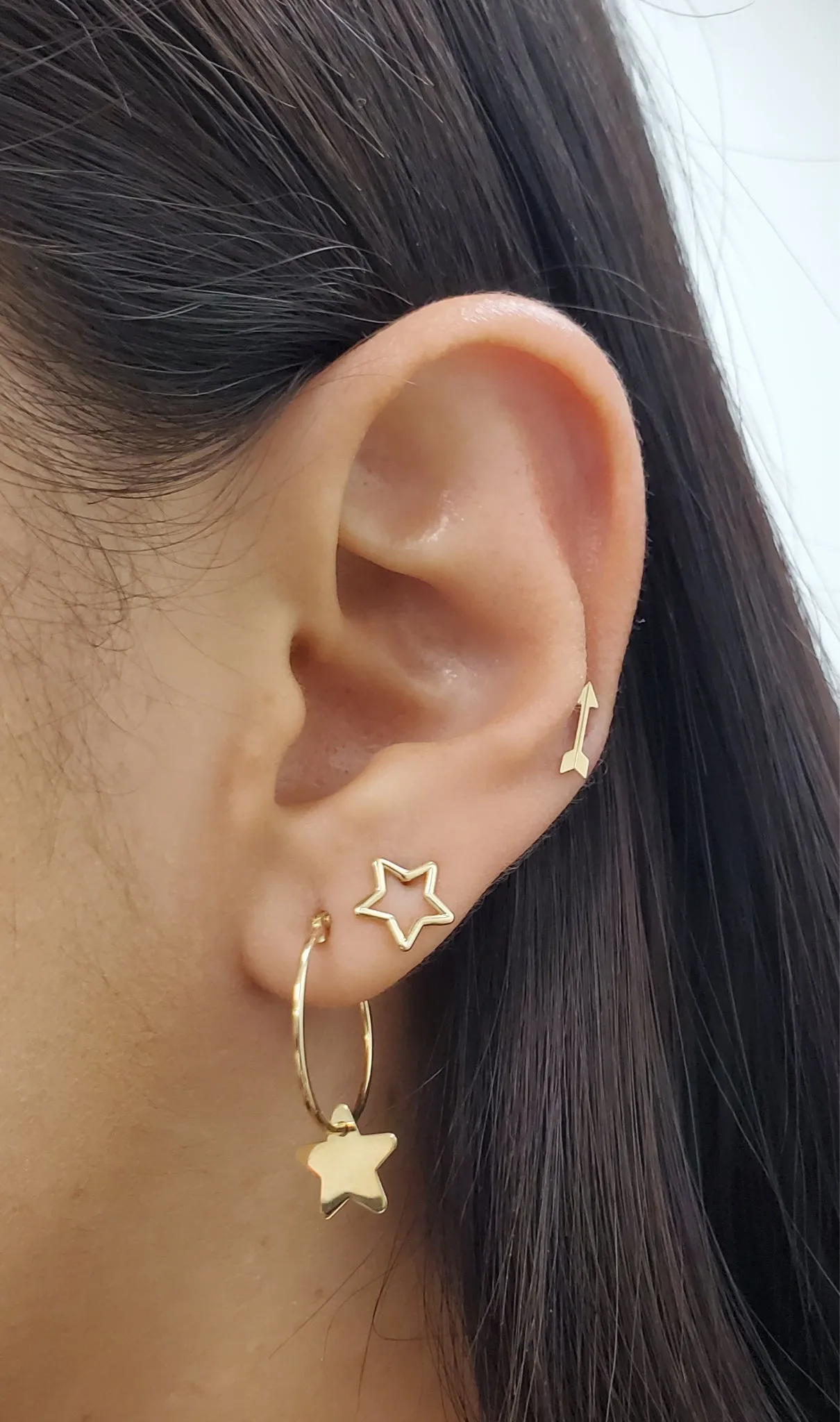 Open Stars Earrings