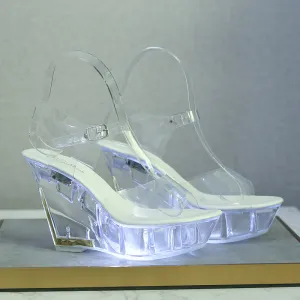 Pole Dance Crystal Bottom Women's Large Size Shoes