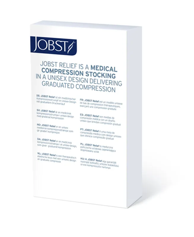 PR/1  JOBST MEDICAL LEG WEAR, UNISEX, KNEE HIGH, 20-30MMHG, LG, BEIGE, OPEN TOE