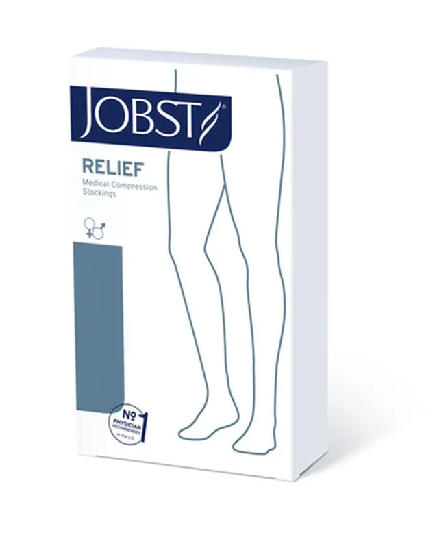 PR/1  JOBST MEDICAL LEG WEAR, UNISEX, KNEE HIGH, 20-30MMHG, LG, BEIGE, OPEN TOE