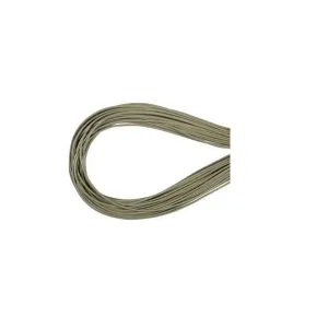 Premium Greek Round Natural Leather Cord - Grey [EOL]