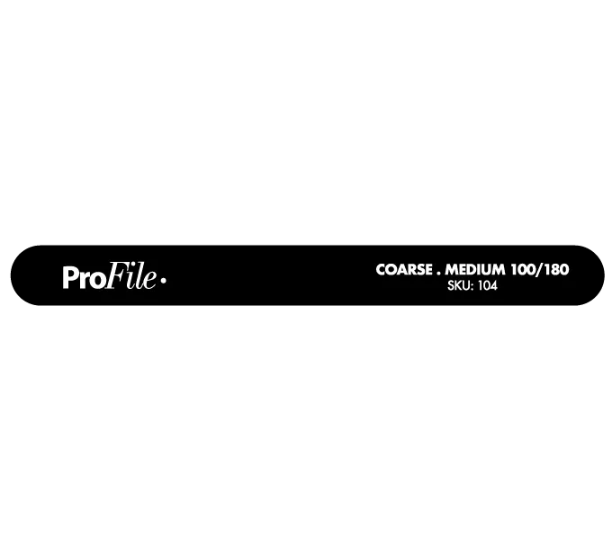 ProFile 104 Cushioned Grinder Black/Black Coarse.Medium 100/180