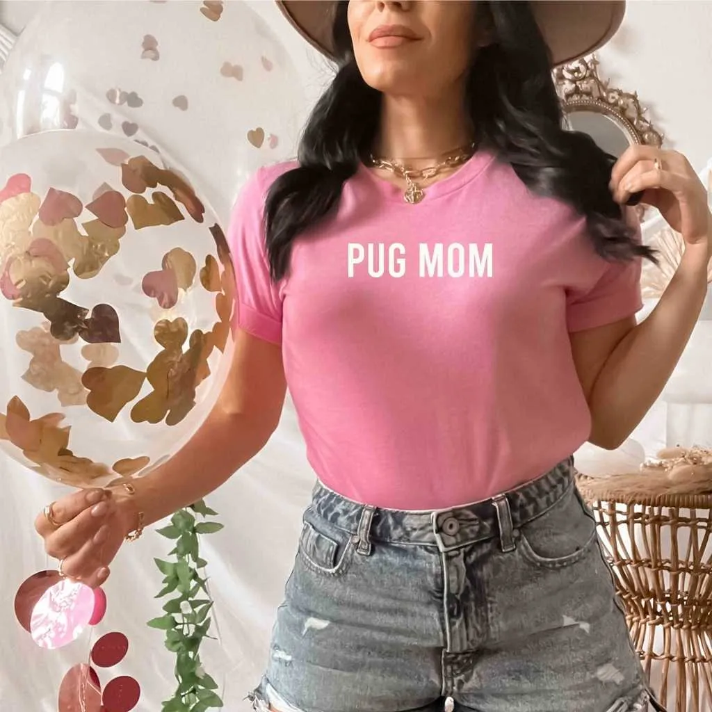 Pug Mom Oversized T-shirt
