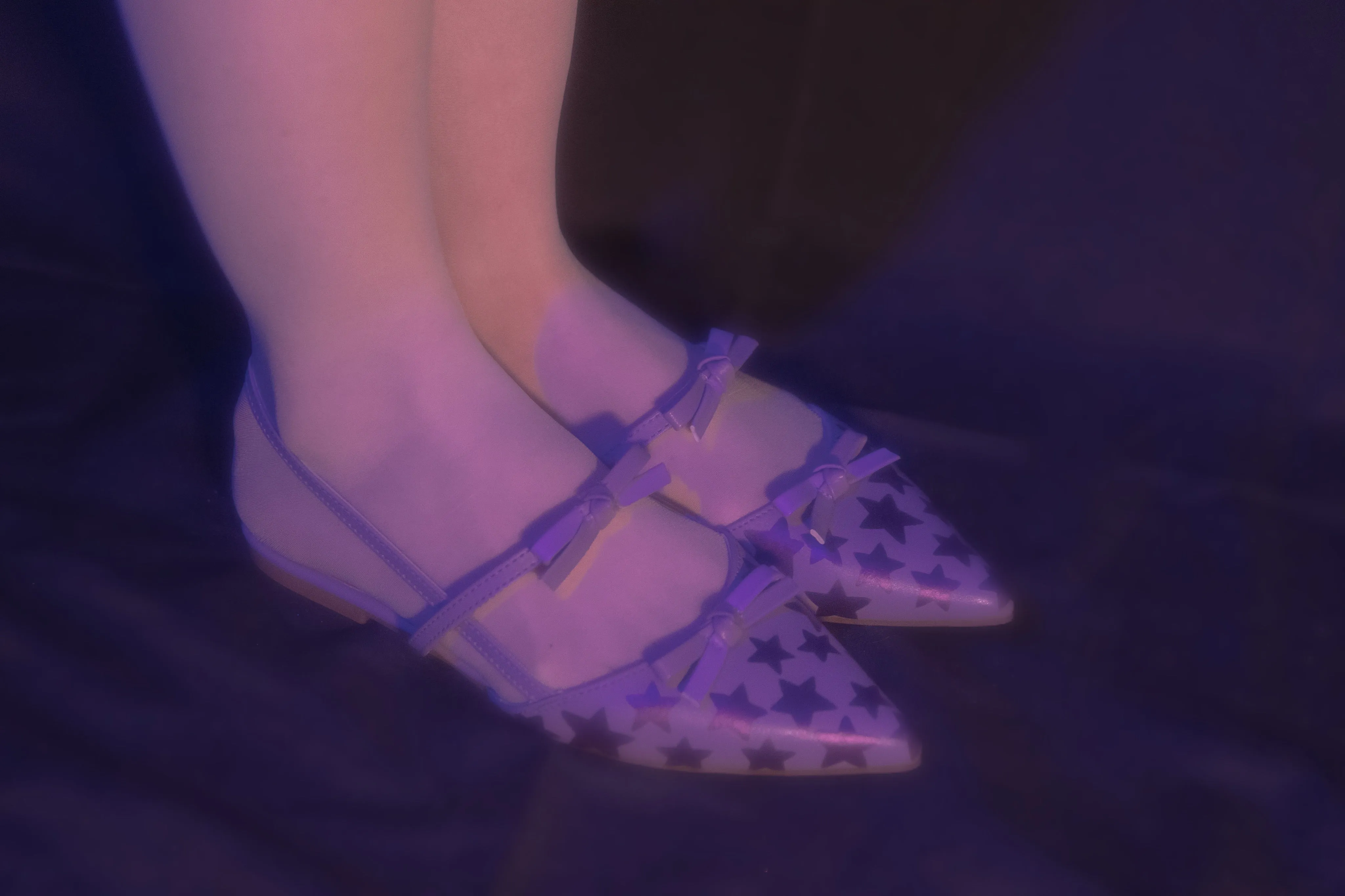 “Purple Rain” ballet flats