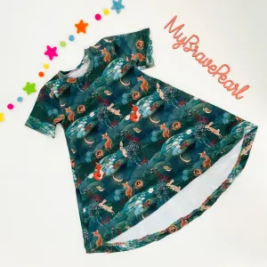 Ready to Ship 2-3Y Drop Hem Dress