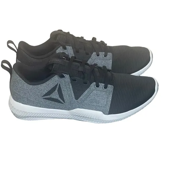 Reebok Mens Hydrorush TRBlack Gray Running ShoesSneakers - Size 8