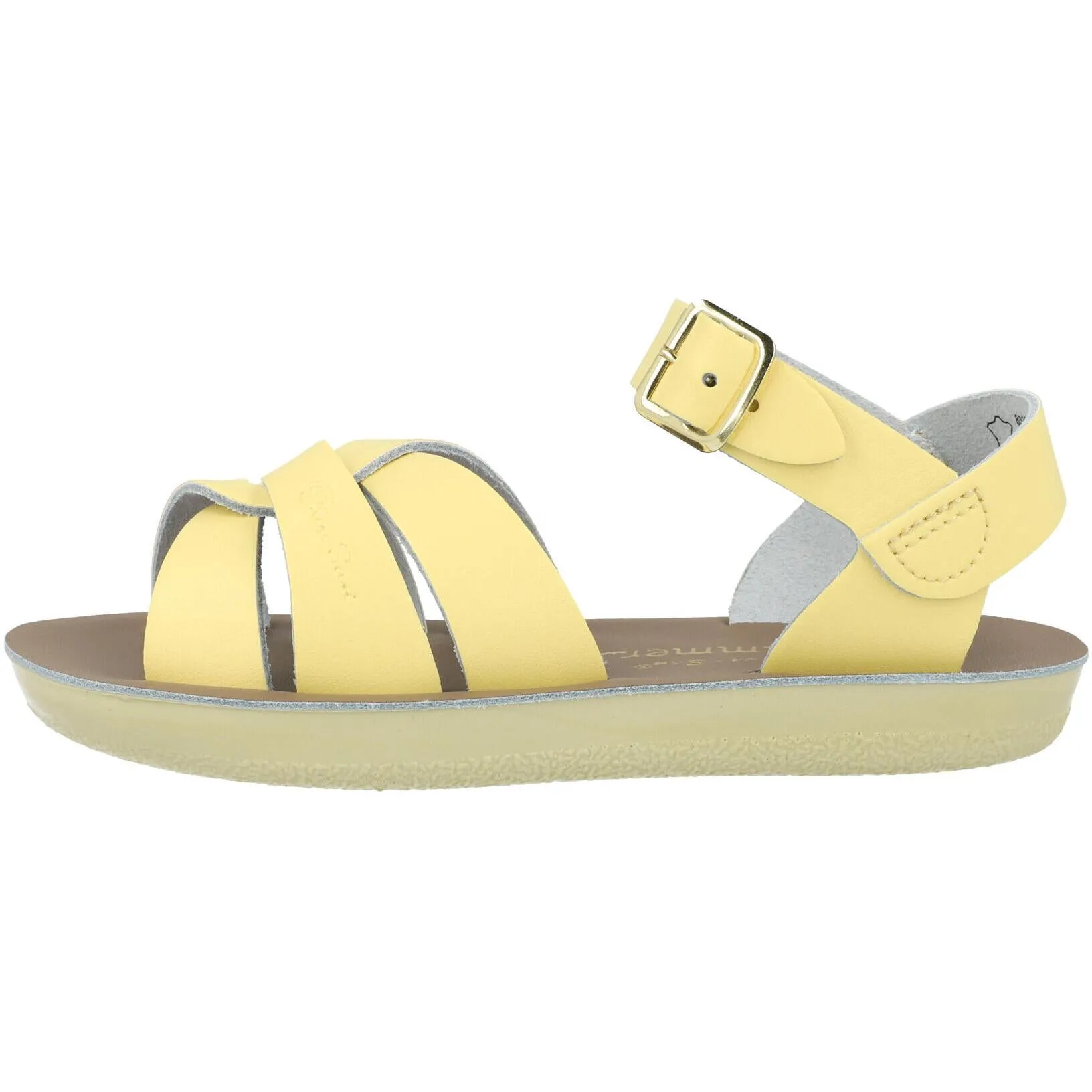 Salt-Water Sun-San Swimmer Butter Yellow Sandals for Children