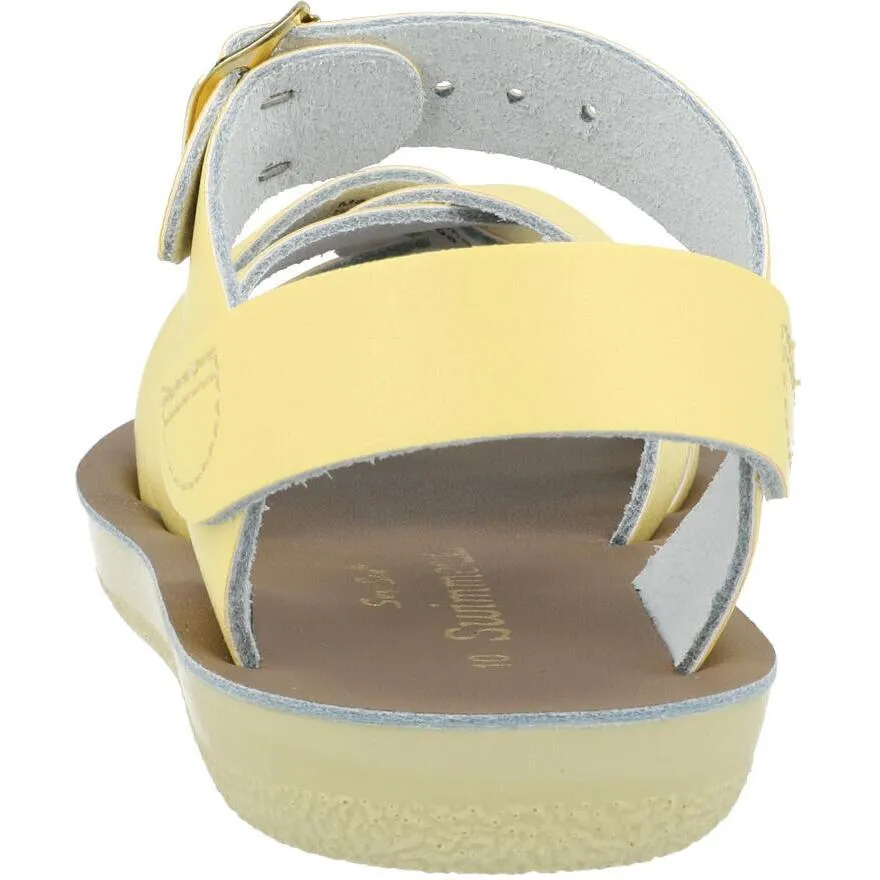 Salt-Water Sun-San Swimmer Butter Yellow Sandals for Children