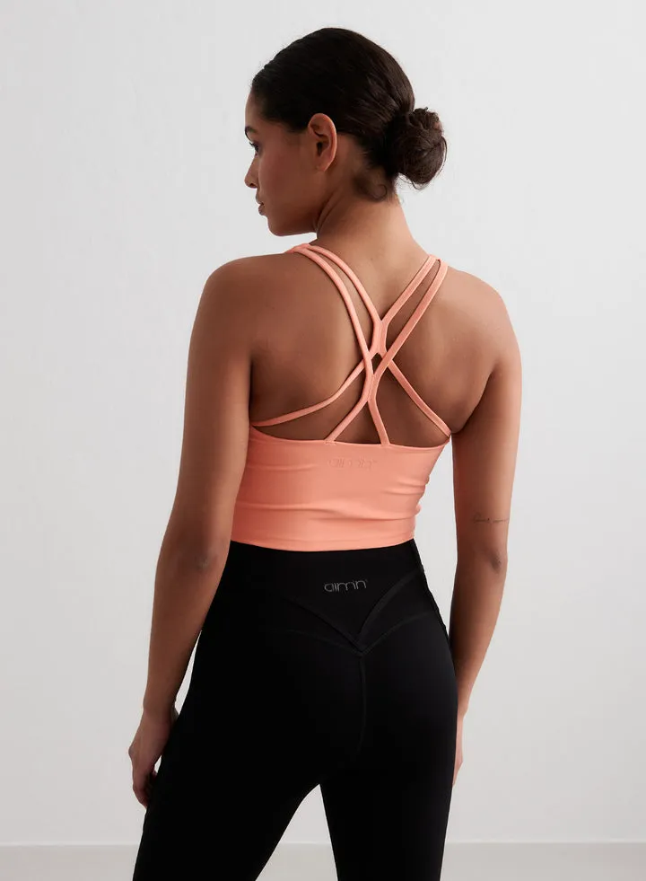 Sculpting Strappy Bralette | Apricot