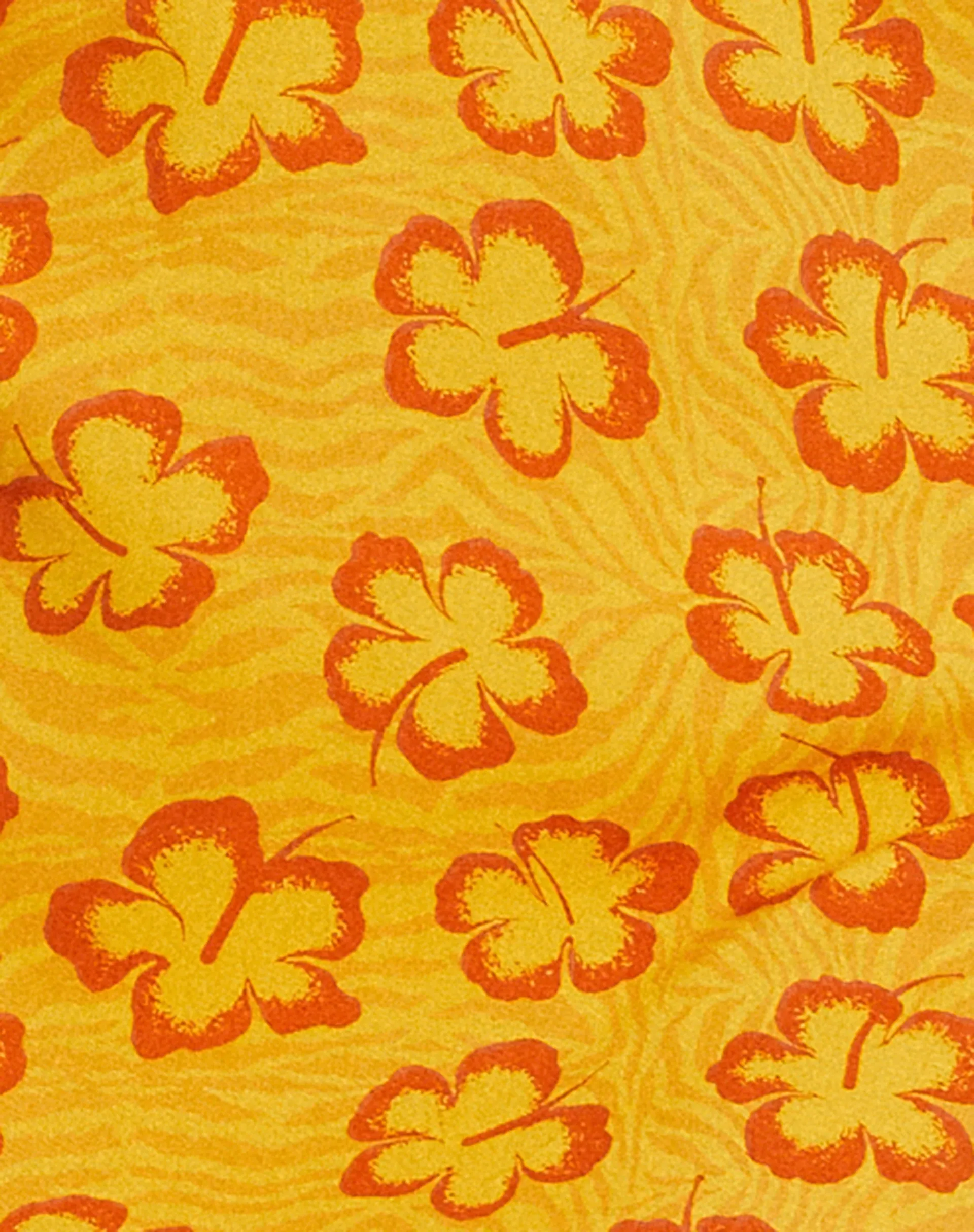 SENOR DRESS HIBISCUS ZEBRA ORANGE