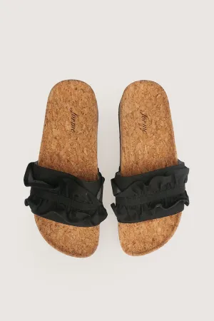 Shirred Band Cork sliders
