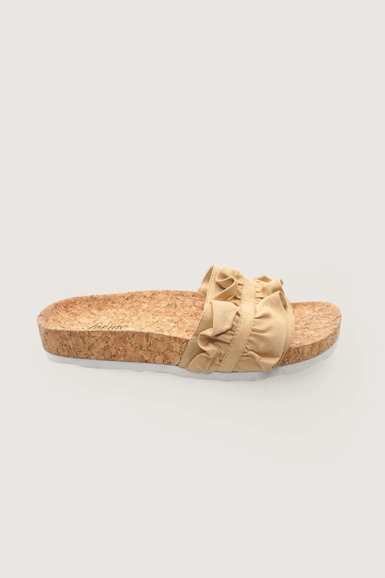 Shirred Band Cork sliders