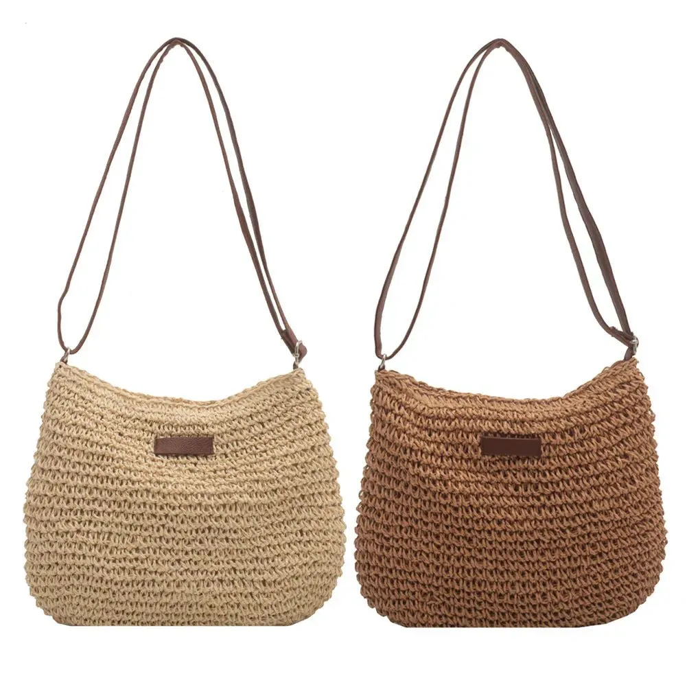 Shoulder Bag – Woven Straw Style – Casual Boho Look