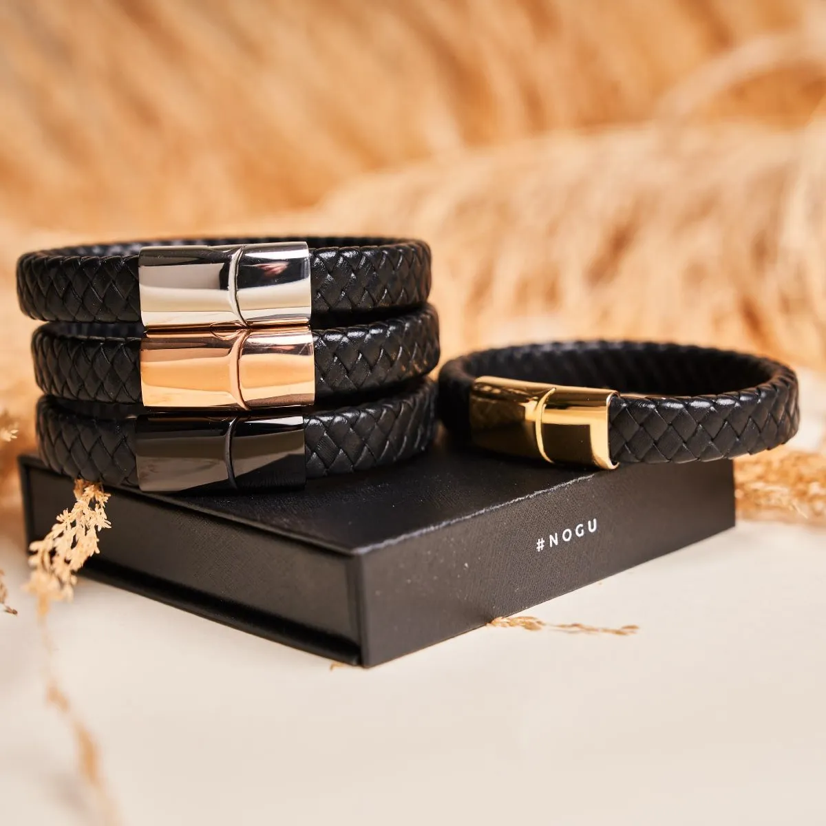 Silver | Infinity Braid | Leather Bracelet