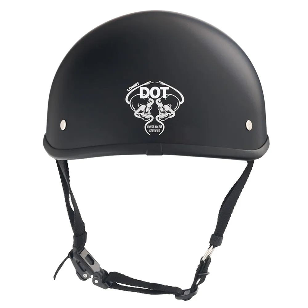 Smallest & Lightest DOT Beanie Helmet - Matte Black