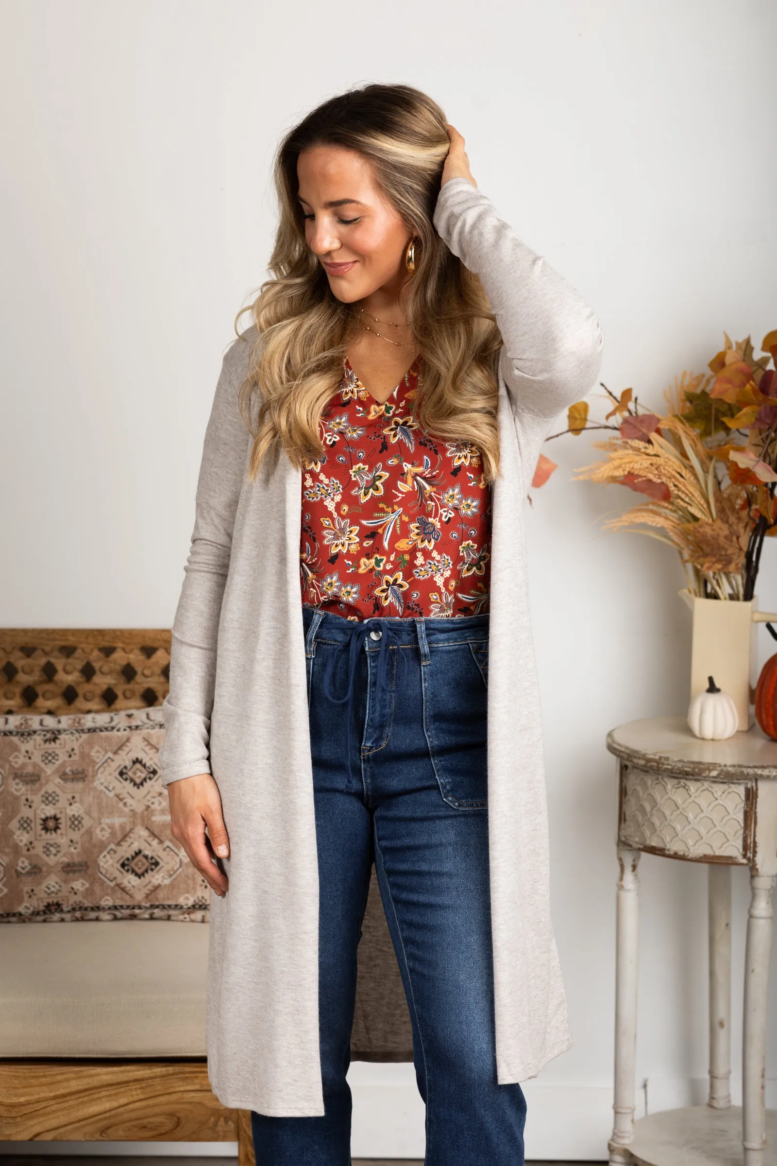 Soft Knit Open Cardigan