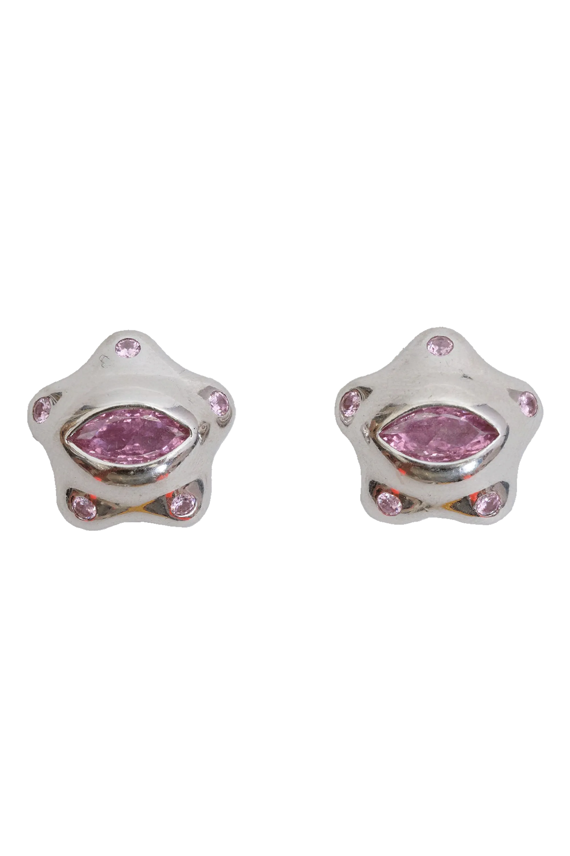 SOFT PINK STARLET EARRINGS
