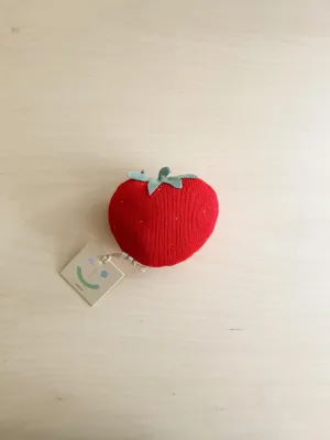 Soft Strawberry Rattle Toy
