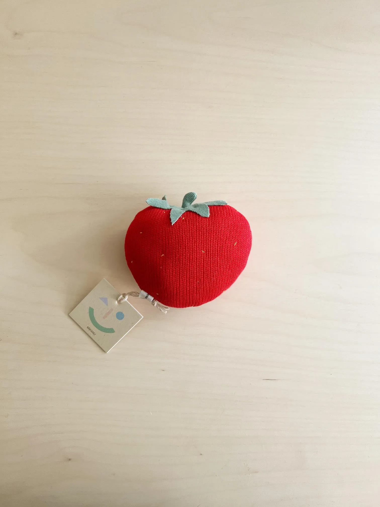 Soft Strawberry Rattle Toy